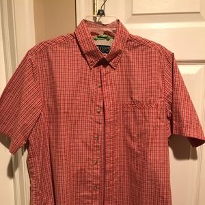 Men's dry fit casual short sleeve shirt